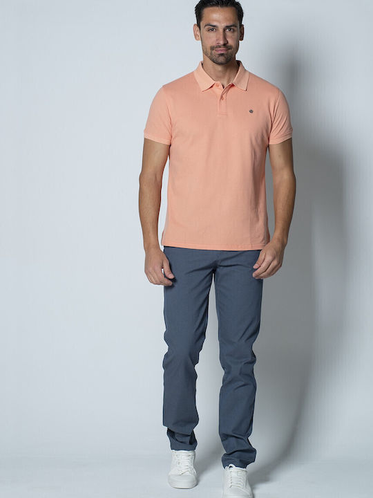 Polo Short Sleeve Blouse Orange