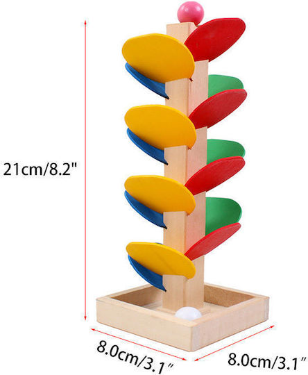 Bildungs-Spielzeug Kinder Zola Baum Modell Bunte Holzkugeln 19,5 cm