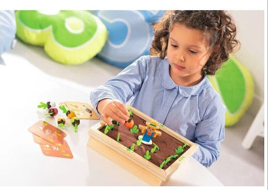Memory Game - Carrot Farm Montessori Joc Educațional de Cunoștințe din Lemn