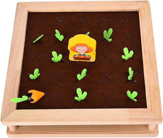 Memory Game - Carrot Farm Montessori Joc Educațional de Cunoștințe din Lemn