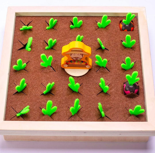 Memory Game - Carrot Farm Montessori Joc Educațional de Cunoștințe din Lemn