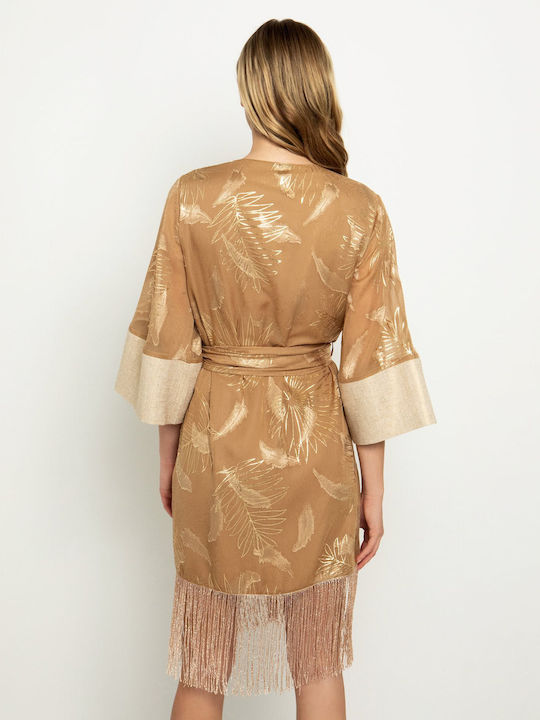 Toi&Moi Dress Wrap Brown