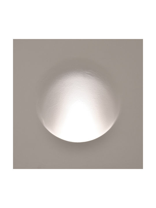 VK Lighting Rechteckig Gips Einbau Spot mit Fassung GU10 Weiß 35x29cm. 1Stück