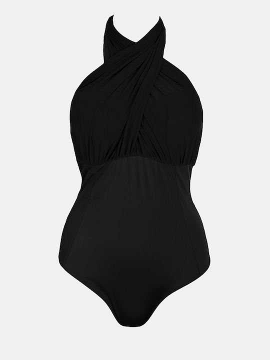 One Piece Swimsuit For Large Bust Black