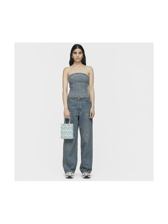 Eco-leather Women's Bag Handbag Blue