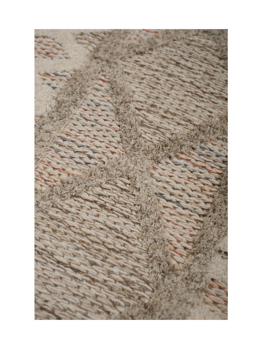 Viokarpet Rug Rectangular Cotton Natural