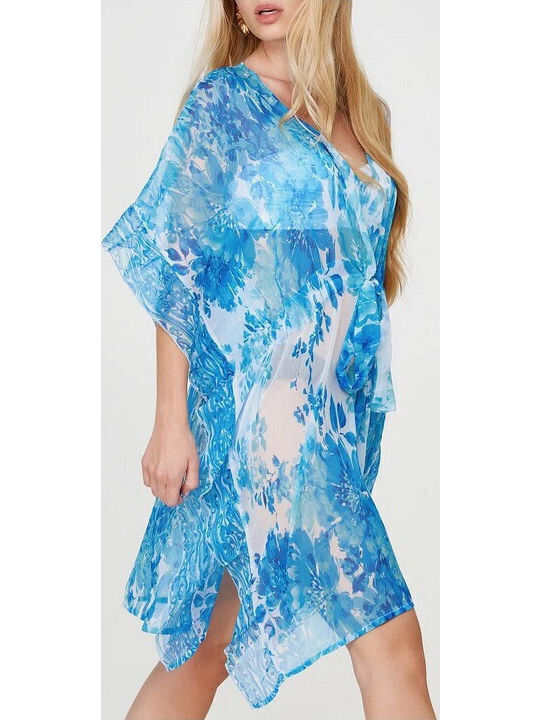 Lynne Damenbademode Kaftan Blau