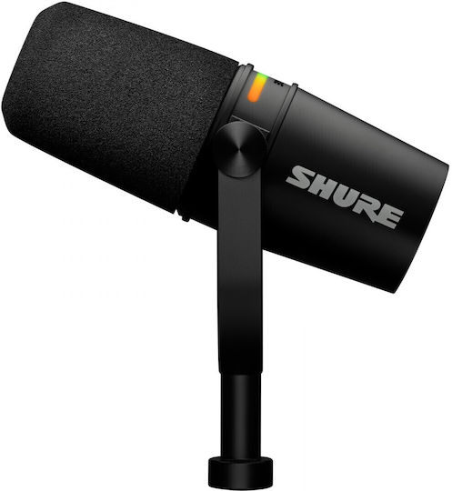 Shure MV7+ Δυναμικό Μικρόφωνο Shock Mounted για Φωνητικά για PC/Mac/iPad/Android