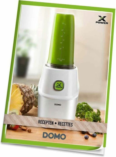 Domo Xpower Μπλέντερ με Πλαστική Κανάτα 600 ml 900W Λευκό