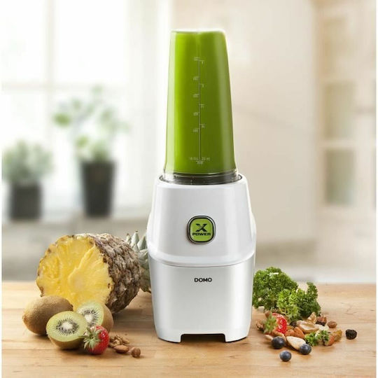 Domo Xpower Μπλέντερ με Πλαστική Κανάτα 600 ml 900W Λευκό