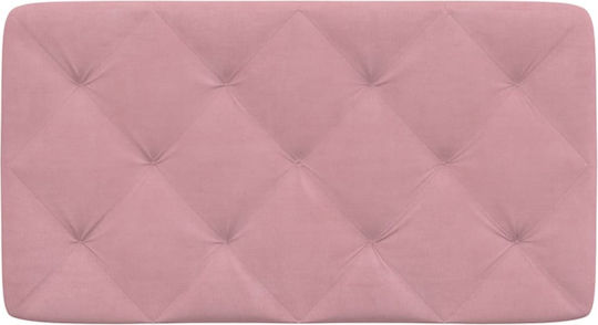 vidaXL Stoff-Kopfstütze Für Bett Rosa 92x48cm