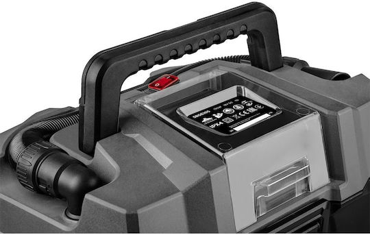 Graphite Energy Aspirator Reîncărcabil Lichide / Solide Fără Încărcător și Baterie Recipient 10lt