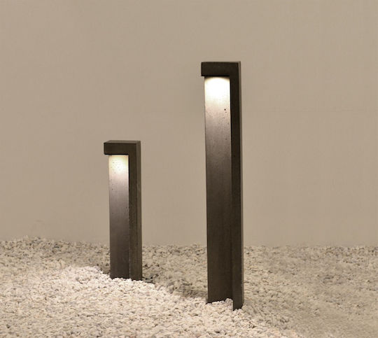 VK Lighting LED Floor Lamp H49xW18cm. with Warm White Light Gray