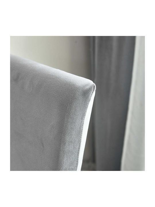 Ελαστικό Κάλυμμα Καρέκλας Light Grey 35x40cm