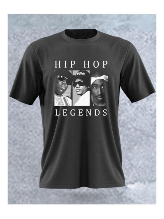T-shirt Μαύρο Βαμβακερό