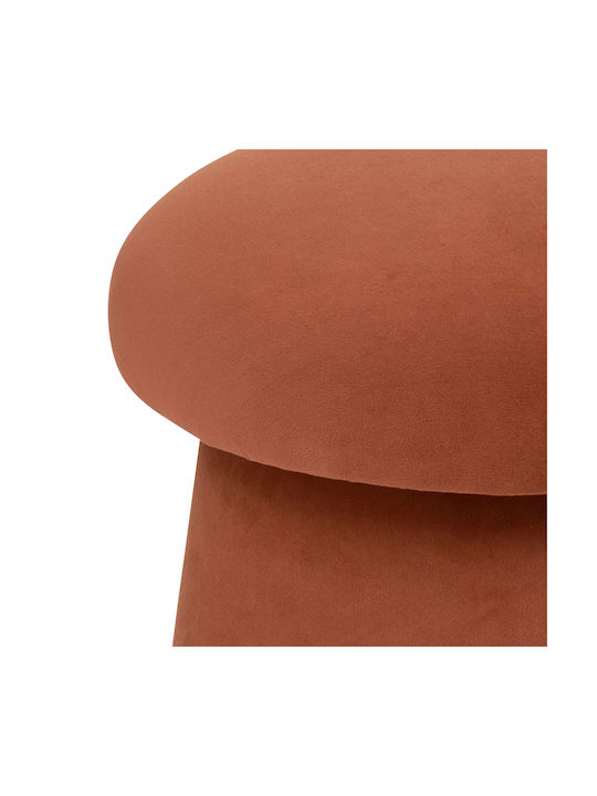 Stool For Living Room Upholstered with Velvet A-s Noa Amber 37x37x40cm