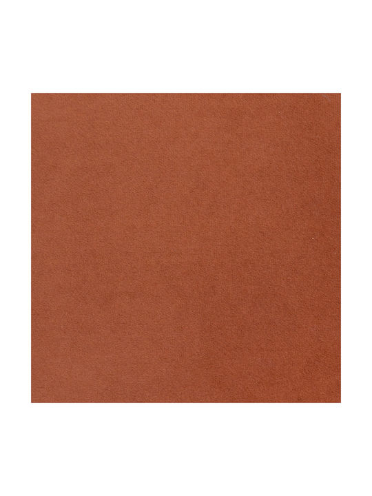 Σκαμπό Σαλονιού Επενδυμένο με Βελούδο Amber 37x37x40εκ.