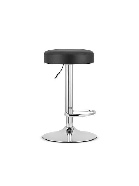 Scaune Bucătărie cu Înălțime Reglabilă Black And Silver 38x38x62.5-83buc