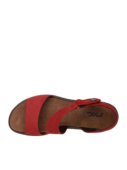 Anatomic Women's Leather Platform Shoes Red