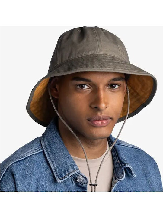 Buff Fabric Men's Hat Bucket Style Green