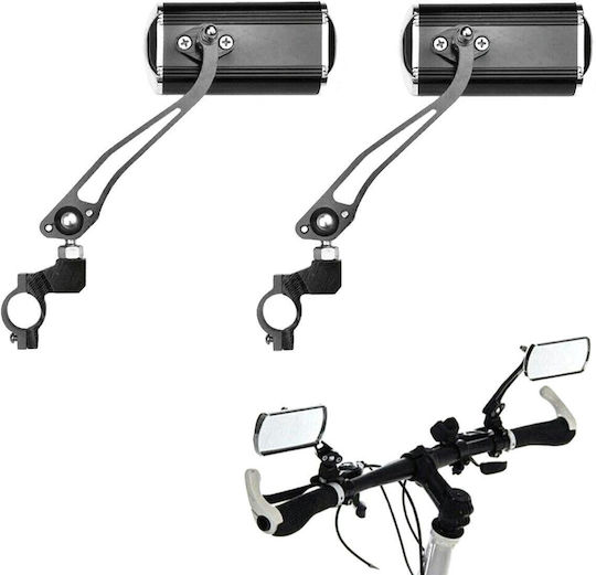 Motorcycle Mirrors 2 Pieces Gray