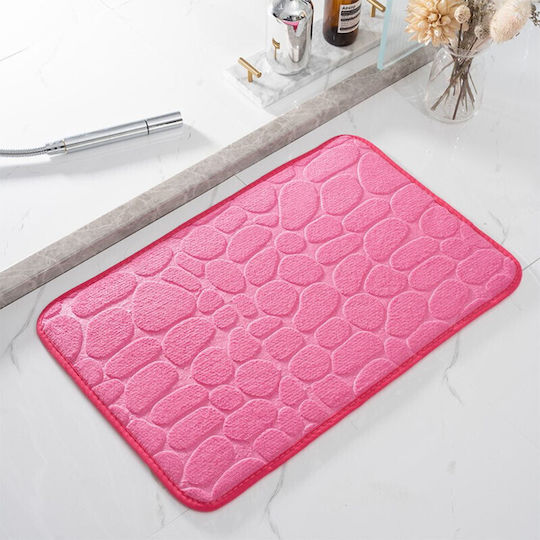 Αντιολισθητικό Πατάκι Μπάνιου Pink 60x40εκ.