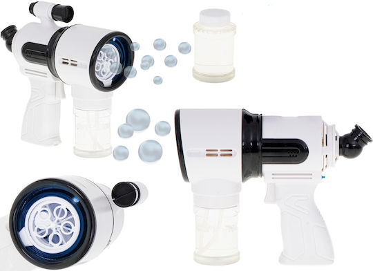 Soap Bubble Gun Zola 2 Liquid Containers Plastic White 20x18x7.5 Cm