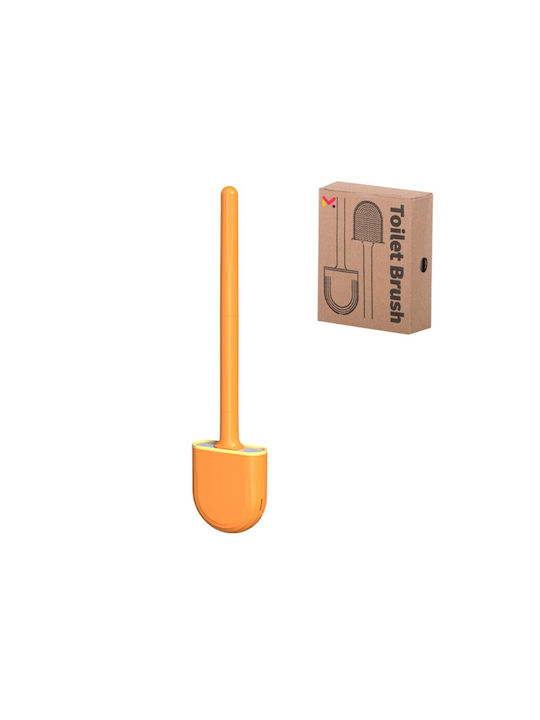 Kunststoff Badezimmer Toilettenbürste Orange