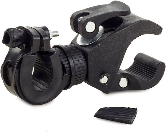 Ajustable Bike Mount Zola Clips D16-46mm Flashlight 20-35mm Frame Black