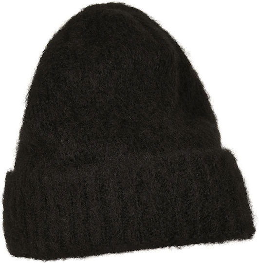 Beanie Unisex Beanie with Rib Knit in Black color