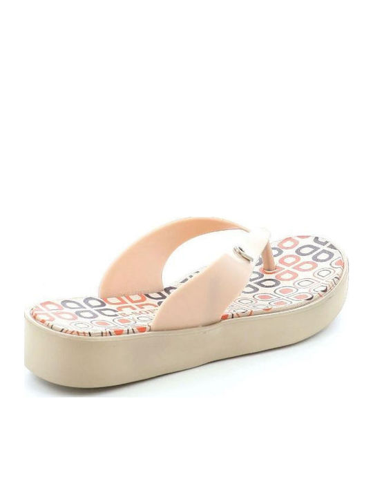 Women's Flip Flops Beige