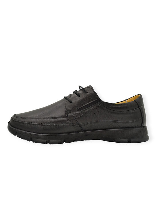 Hawkins Premium Piele Pantofi casual pentru bărbați Anatomic Negre