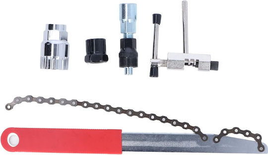 Bicycle Repair Tool Set Zola 5 Pieces Silver