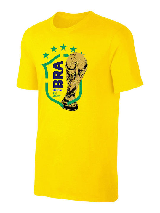 Sportarena Βραζιλία Wc2022 T-shirt Yellow