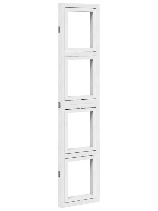 vidaXL Decorative Room Divider Wooden with 3 Panels 105x180cm