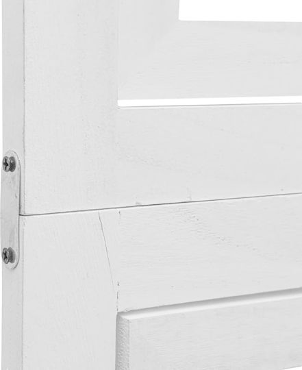 vidaXL Decorative Room Divider Wooden with 3 Panels 105x160cm