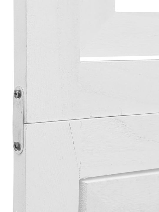 vidaXL Dekorativer Raumteiler Hölzernes mit 4 Paneelen 140x220cm