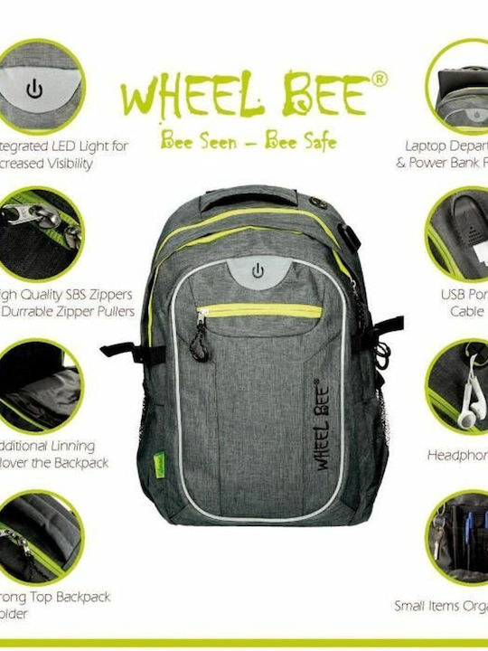 Schildkrot School Bag Backpack Gray 30Liters