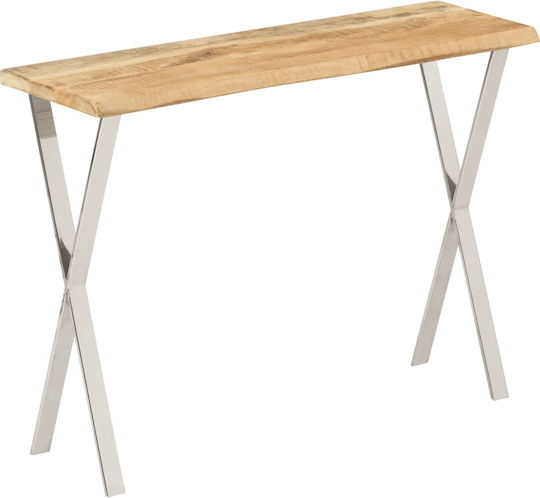 Solid Wood Console Table Coffee L105xW33xH76cm