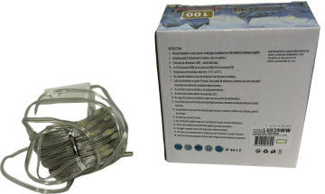 100 Λαμπάκια LED 10μ. Μπλε σε Σειρά