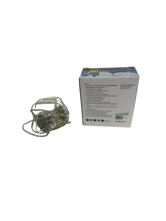 100 Λαμπάκια LED 10μ. Μπλε σε Σειρά