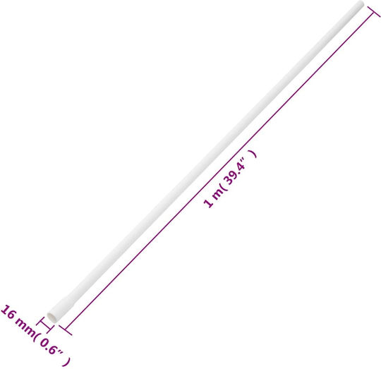 Vidaxl Κανάλι Καλωδίων Ø16 Χιλ 10 Μ Pvc