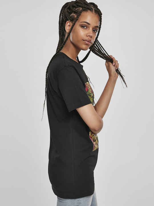Merchcode Frida Kahlo Portrait T-shirt Frida Kahlo Schwarz Baumwolle