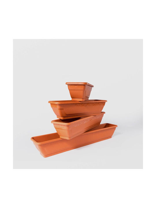 Sterk Pot Plastic Brown 60x16x19cm.