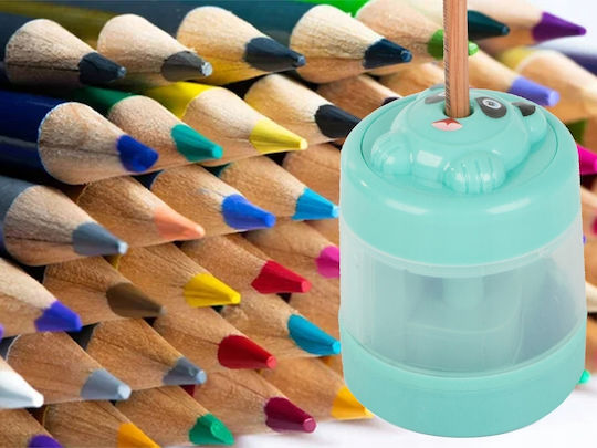 Kunststoff Anspitzer Hellblau 1Stück