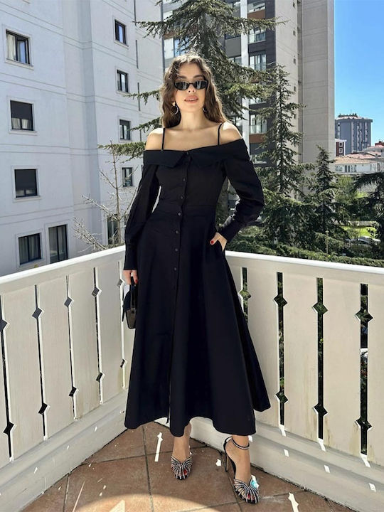 Midi Dress Black