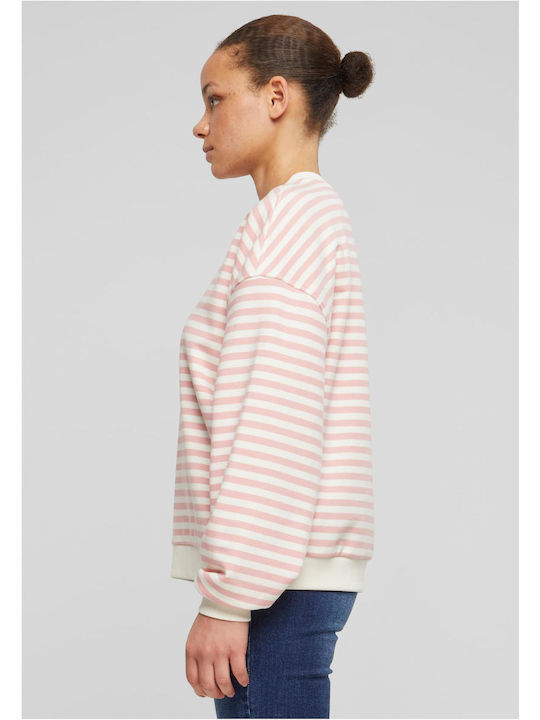 Ladies Μακρύ Γυναικείο Φούτερ Lemonade pink / white sand