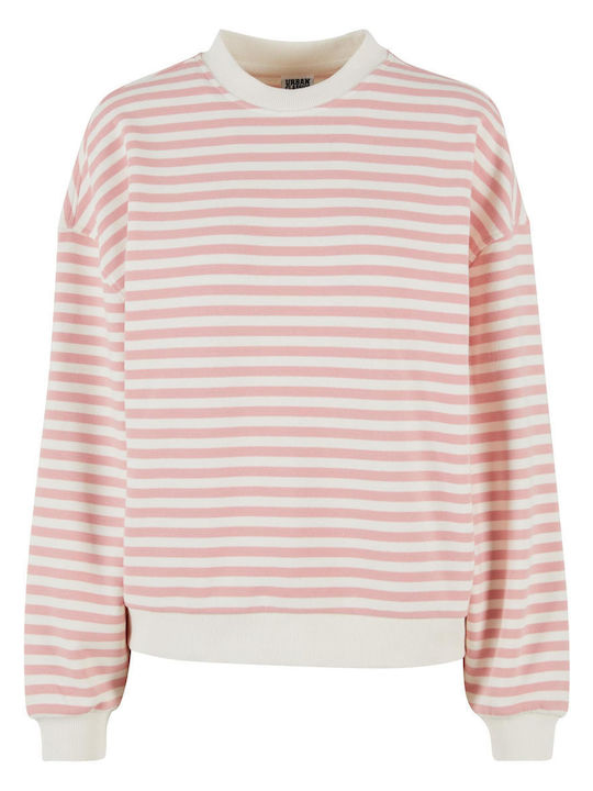 Ladies Μακρύ Γυναικείο Φούτερ Lemonade pink / white sand