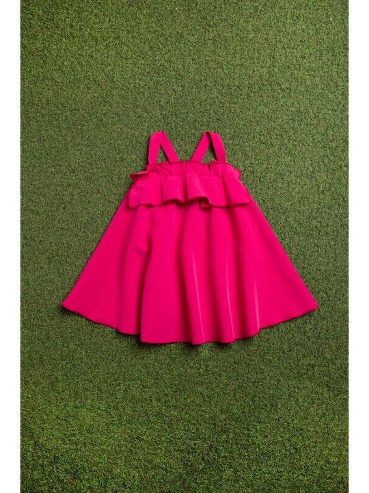 Chief Kids Dress Fuchsia