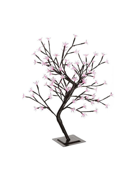 Christmas Decorative Illuminated Cherry Tree Natural Appearance 14cm Electric (Μiscellaneous Colors)